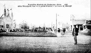 Oran - Exposition du Centenaire - Allee principale - 1930